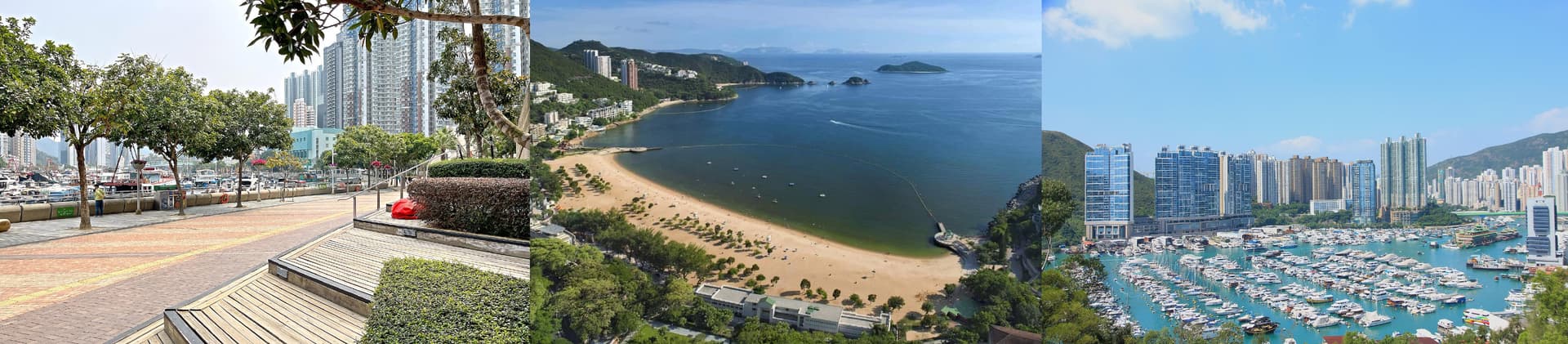 PORTO SOUTH ISLAND 周邊海岸景色 — 海濱長廊、沙灘及遊艇會